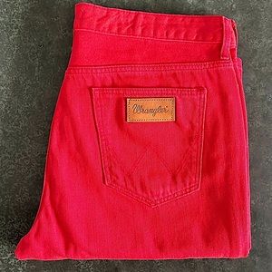 Wrangler Red Ankle/Cropped Jeans